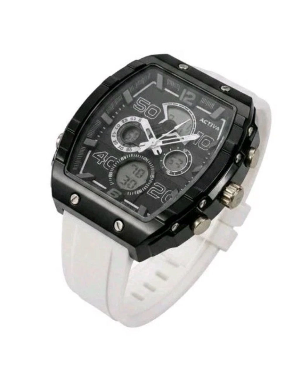 Activa Vion X Invicta Digital Essentials Men's Watch - 45mm. White (ACW8109-008)